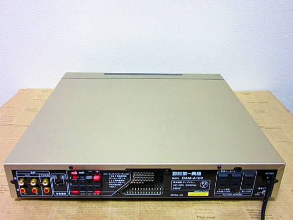 音動作良/ 第一興商 DAM-A100 カラオケ用 パワーアンプ 訳有 家電、AV