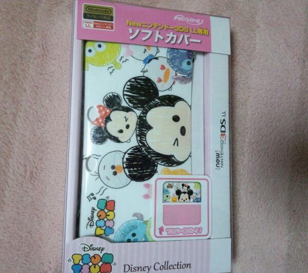 New ニンテンドー3DS LL ソフトカバー ディズニー ツムツムの入札履歴  