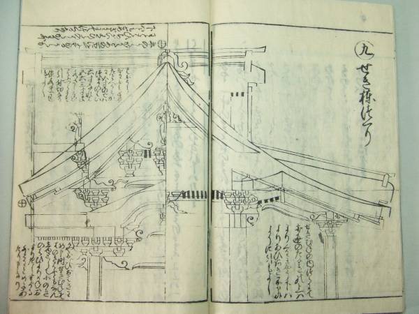 【江戸和本】大工雛形 秘伝書図解 文照軒一志 享保 美本