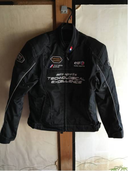 美品　【90s/Y2K】elf エルフ ナイロン レーシングジャケット 黒 LL 美品 elf ナイロンジャケット LL エルフ 美品 90s⁄Y2Kelf 【公式通販】