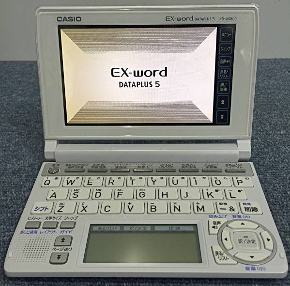 動作品 CASIO カシオ 電子辞書 EX-word XD-A9800 学生モデル 生活家電