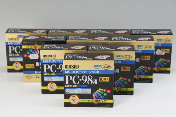 ★大量セットmaxell★3.5inchフロッピー100枚★PC-98用◆596f22