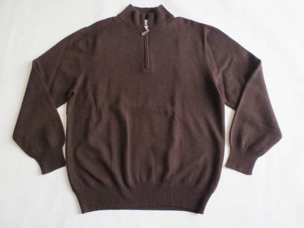 Brunello Cucinelli ハーフジップ カシミアセーター | ブラウン