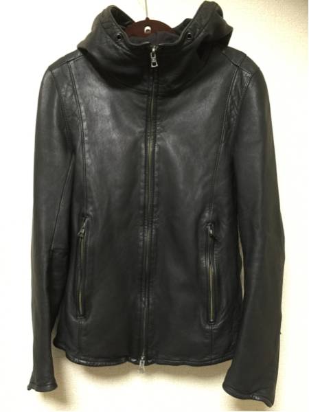 美品 studious ラムレザーフードブルゾン サイズ0