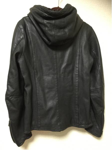 美品 studious ラムレザーフードブルゾン サイズ0