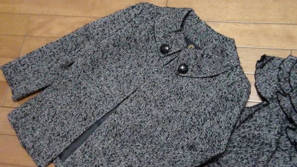 クレイサス★上品 ツイード ワンピース スーツ カメリア 38 9 M