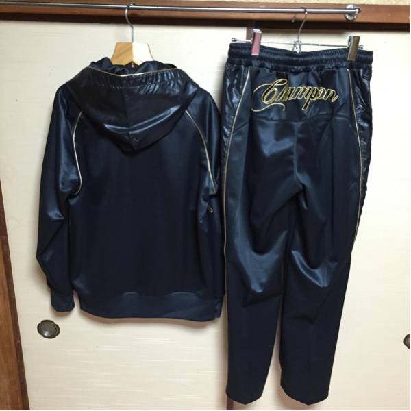 新品 チャンピオン ジャージ上下セット CW1400 CW1450 K サイズM
