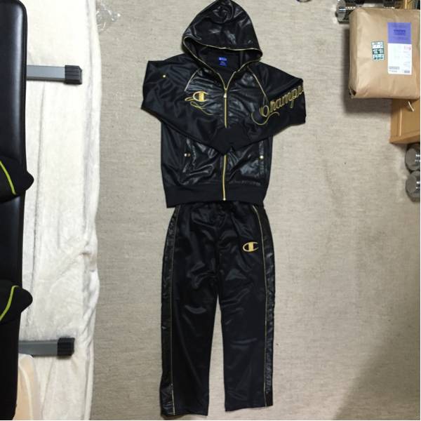 新品 チャンピオン ジャージ上下セット CW1400 CW1450 K サイズM
