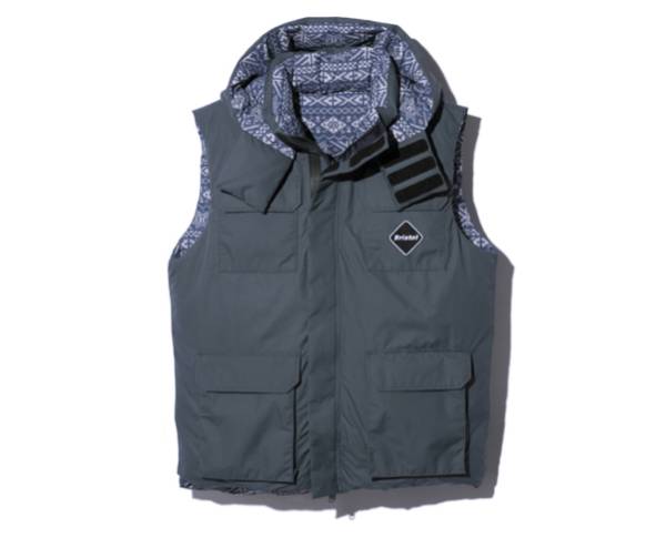 DOWN VEST REVERSIBLE | Bristol - F.C.R.B – Reversible W⁄EMB'D RMFC