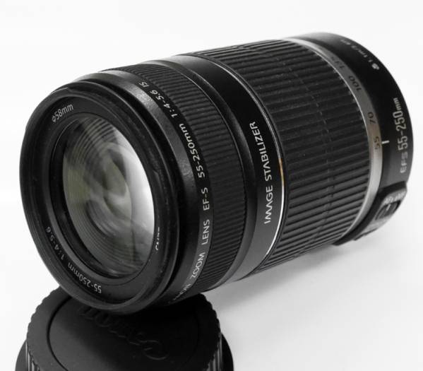 キヤノン EF-S 55-250mm 【美品】 家電、AV、カメラ レンズ 【公式通販】