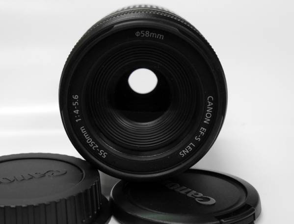 美品・動作良好✨️ Canon EF-S 55-250mm ET-60付き✨️ キヤノン EF-S 55-250mm 【美品】 家電、AV、カメラ レンズ 【公式通販】