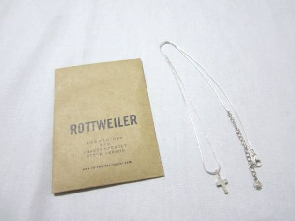 14SS ROTTWEILER ロットワイラー クロス ロザリオ ネックレス /
