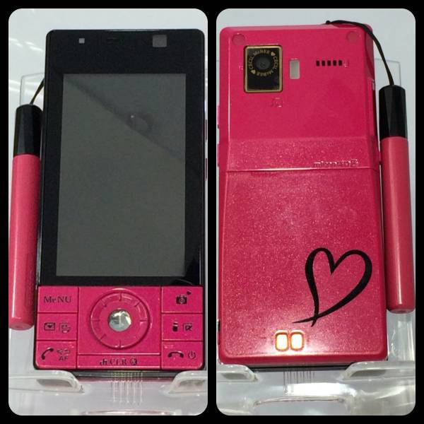 中古】docomo F-04C 小悪魔ピンク スライド ガラケー 判定○(携帯電話