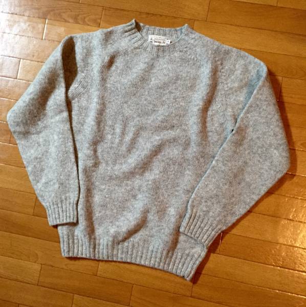 国内正規★ インバーアラン 別注 ウール ニット カットソー GRAY