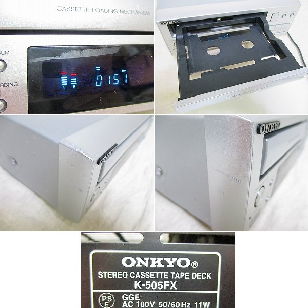 ONKYO K-505FX カセットデッキ 【公式通販】