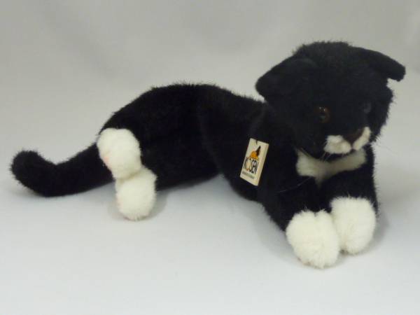 新品 ケーセン社 （Kosen） ぬいぐるみ 寝そべり猫 kosen (ケーセン