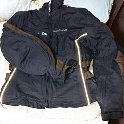 【美品】RossoStyleLab秋冬ジャケットネイビー×ブラウン