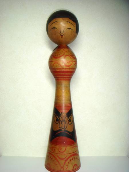 ■伝統こけし 盛秀太郎 31cm■