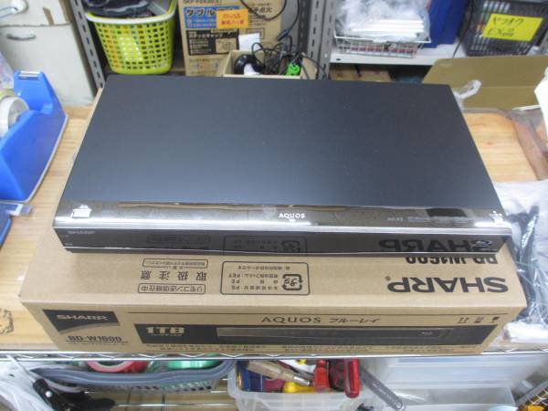 P005 シャープ BDレコーダー BD-W1600 2015年 美品