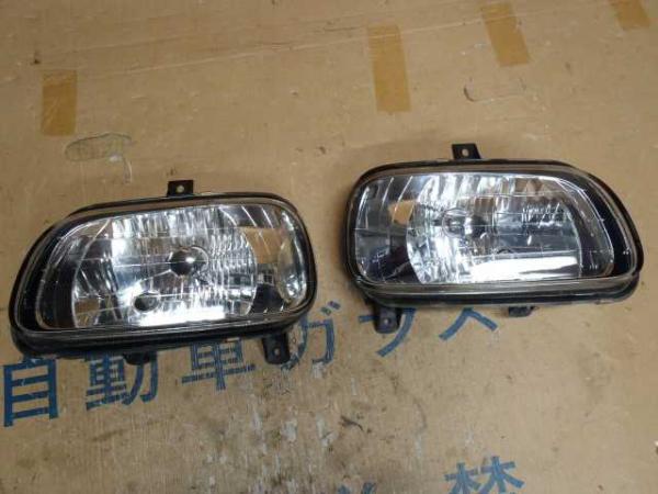 4043 L500S ミラ ヘッドライト 左右セット 純正 中古 即決