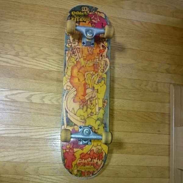 中古スケートボードコンプリートデッキ 傷多数あり 