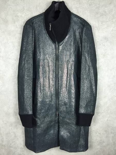 ダイエットブッチャースリムスキン ジップアップブルゾン コート