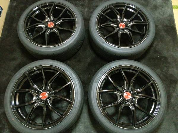 RAYS 57FXX BM 8J-18 100+45 225/40R18 ZⅡ★86 ZN6 ZC6 BRZ 4本