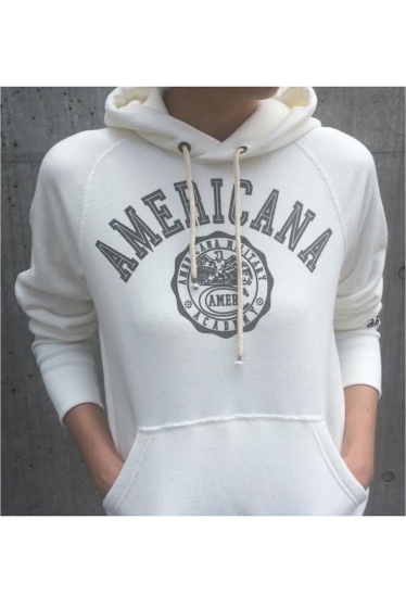 美品☆AMERICANAアメリカーナ パーカー白 ホワイト Americana