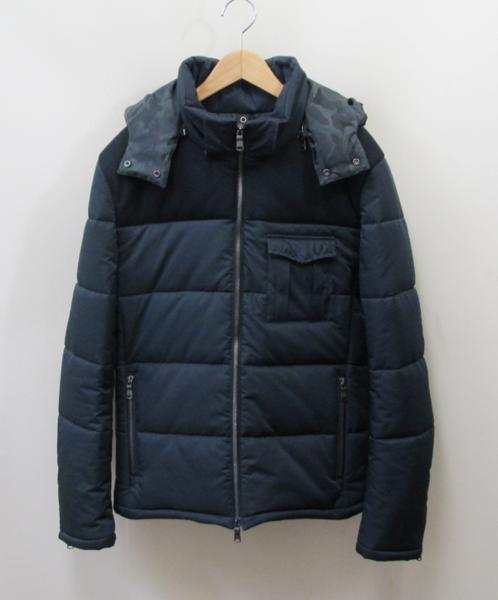 14AW wjk 裏迷彩 ダウンジャケット 黒 L 1CT92