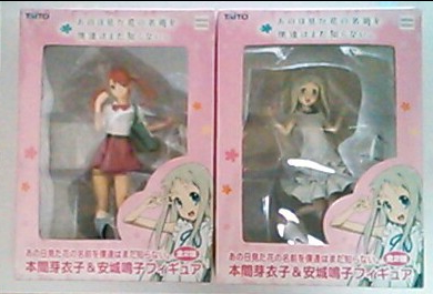 あの花　フィギュア　めんま＋あなる　2種セット　