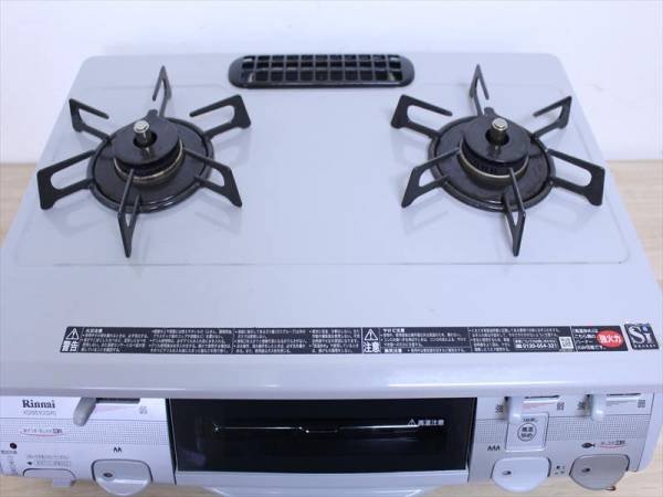 2012年 リンナイ プロパン LP ガスコンロ テーブル 強火右