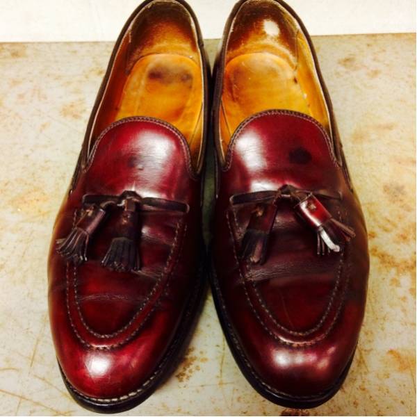 オールデン タッセル ローファー バーガンディー 9.5 B/D