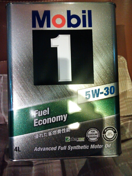 モービル１ 5W-30 dexos　4リッター 1缶　優れた省燃費性能