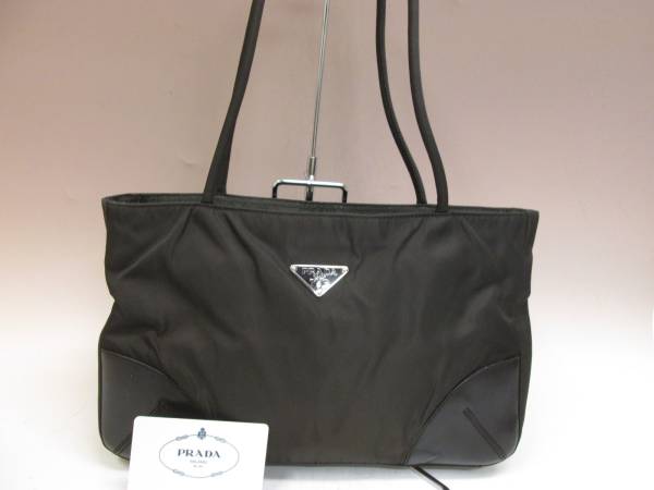 激安超特価 プラダ ナイロン×レザートートバッグ 8622-8