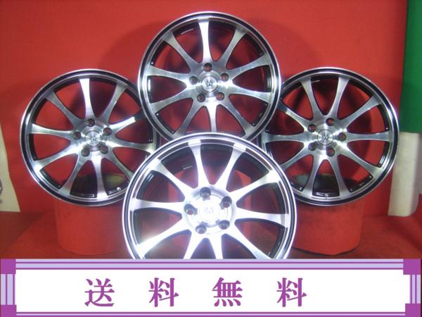 R18○中古ホイール / PCD114.3/ 7.5J○4本(H-32302)送料無料 名 【公式