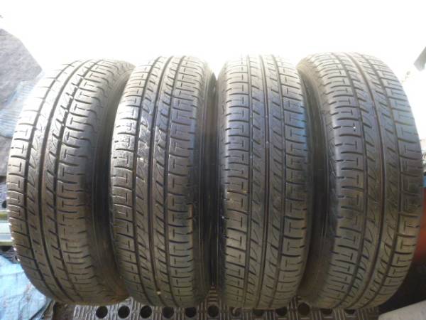 スバル純正 アルミ 12x4.00B(+40)PCD100/4穴 155/70R12 BSタイヤ