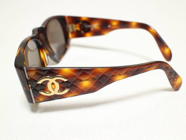 1円～状態良【シャネル本物】サングラス/ブラウン/マトラッセ