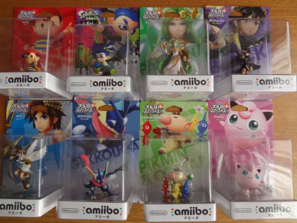 新品未開封 アミーボamiibo ボーイ ネス 他 合計8個
