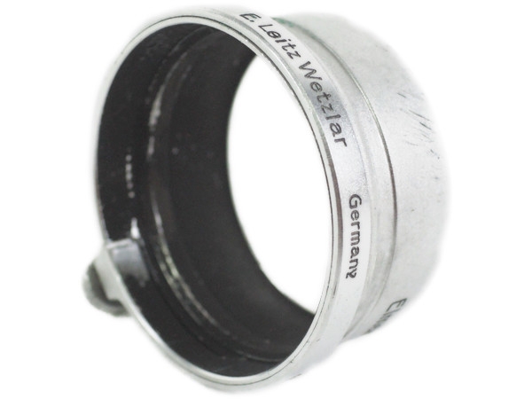希少 LEICA Elmar 5cm フード Silver Metal エルマー Y1707600