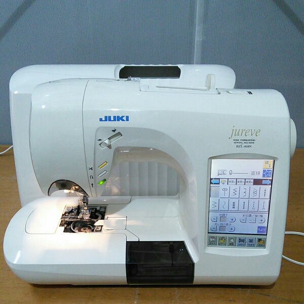JUKI HZL-010 jureve 刺しゅうミシン☆自動糸切 整備調整済 刺繍ミシン 