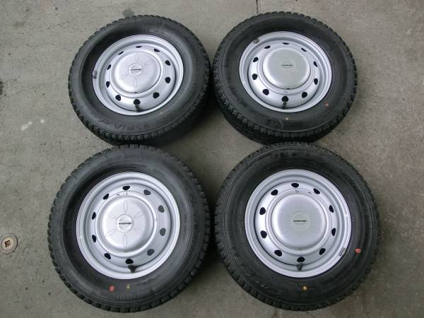 145R12スタッドレスチールホイール12穴PCD100/110/114.3軽トラ