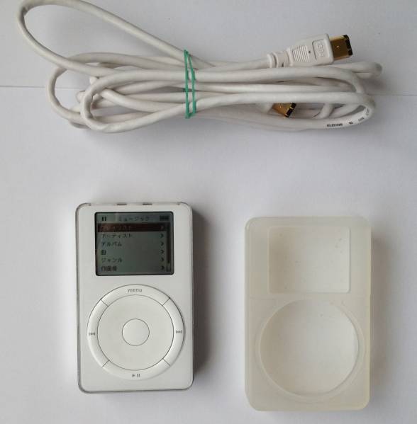 初代 iPod ホワイト 5GB M8541 Winフォーマット ジャンク