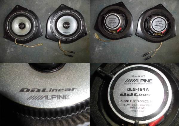 JZX100 アルパイン DDLinear スピーカー・ツイター・バッフル カー