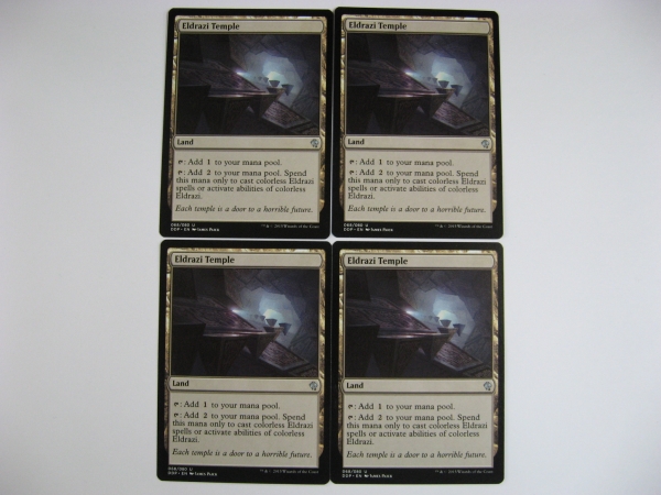 mtg エルドラージの寺院 ROE FOIL 4枚セット Temple エルドラージの寺院⁄Eldrazi Eldrazi ⁄ エルドラージの寺院 MTG