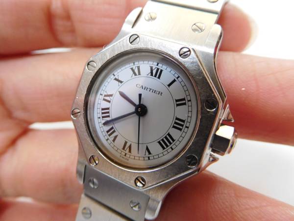 カルティエ LM 中古（駆動方式（腕時計）自動巻き 自動巻き サントス