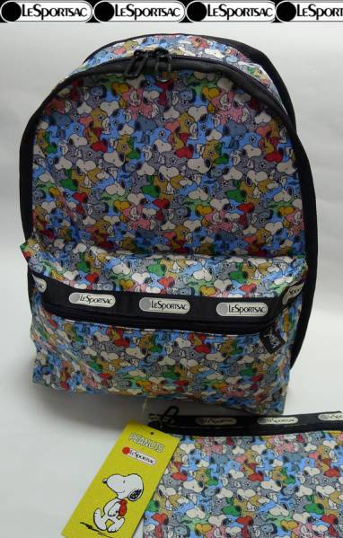 LeSportsac 7812 BASIC BACKPACK P712 スヌーピーミニ 新品