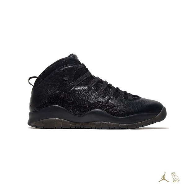 NIKE AIR JORDAN 10 RETRO OVO 黒 BLACK DRAKE 27.5cm US9.5