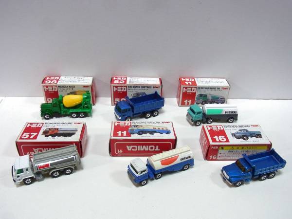 トミカ 日本製 赤箱 アメリカン ミキサー車 他 [18-P154[9 トミカ