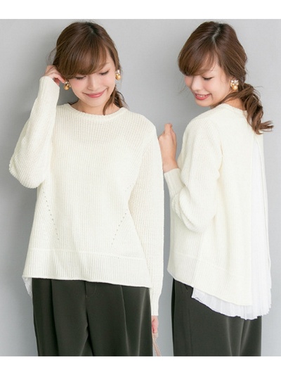 2015年アーバンリサーチ ROSSOバックプリーツニット