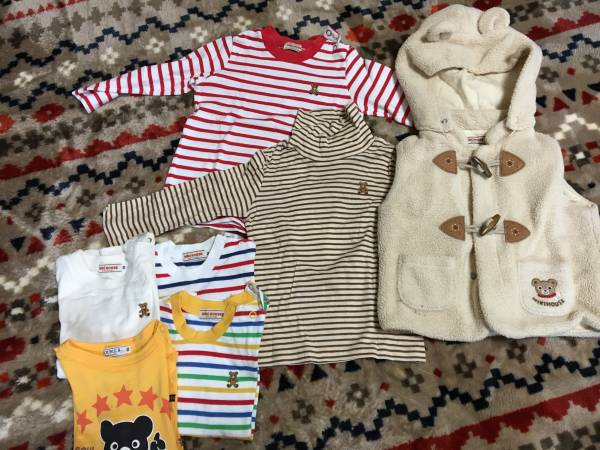 ミキハウス Tシャツとベストのセット90美品